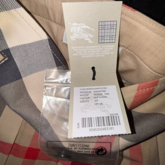 Burberry Vintage Check Pleated MIni Skirt (NEW/UNWORN) - Picture 4 of 4